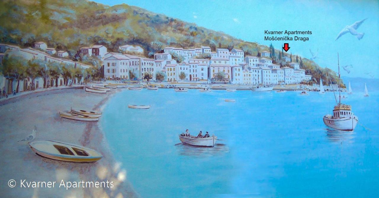 Kvarner Apartments - Mošćenička Draga 외부 사진
